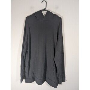 Aerie Offline Womens Black Oversized Hoodie Sz L Grunge Gothic Streetwear Casual